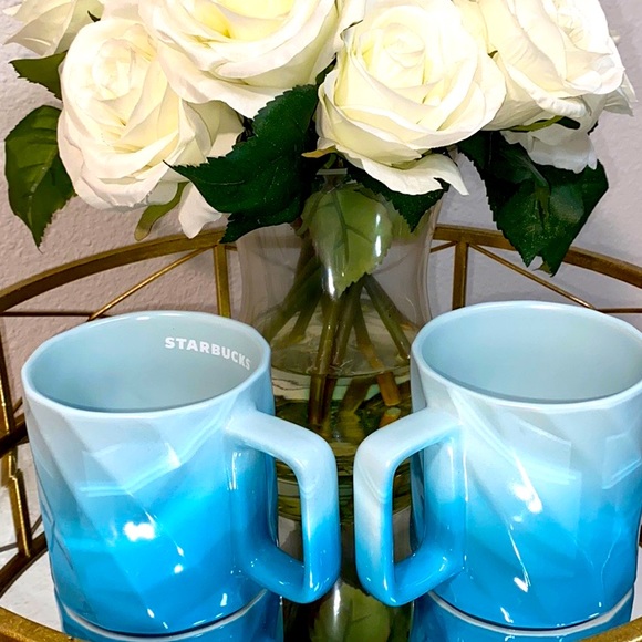 Starbucks Spring 2021 Blue OmbrΓ© Ceramic Mug π - Picture 2 of 7